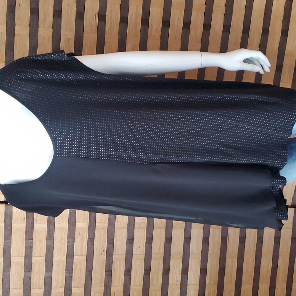 Lane Bryant Stud with Chiffon overlay one side - Picture 3 of 13